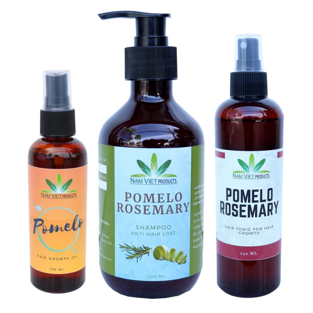 Combo Shampoo & Grapefruit Hair Tonic  treat Dandruff, stimulate Hair Growth